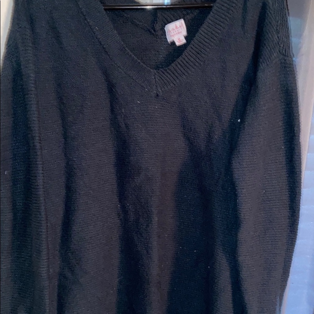Green maternity sweater